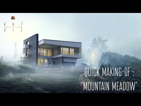 Timelapse making-of &quot;Mountain meadow&quot; mattepainting tutorial