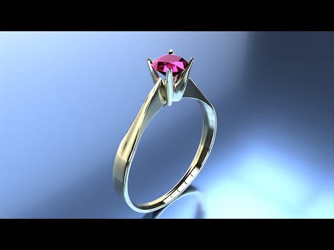 Jewelry Rendering with FluidRay