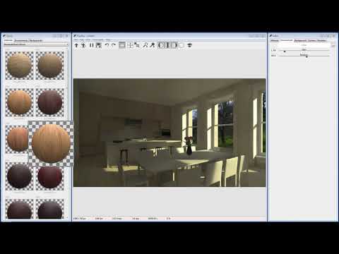 Interior Rendering in Rhino and FluidRay