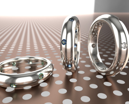 Jewelry Rendering | Ring, FluidRay real-time realistic rendering