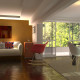 FluidRay interior rendering of a living room by Roberto Pittaluga