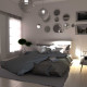 FluidRay interior rendering of a bedroom by Roberto Pittaluga