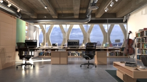 Office Interior Rendering with FluidRay