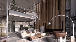 Interior Rendering - FluidRay