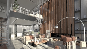 Interior Rendering - FluidRay