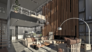 Interior Rendering - FluidRay