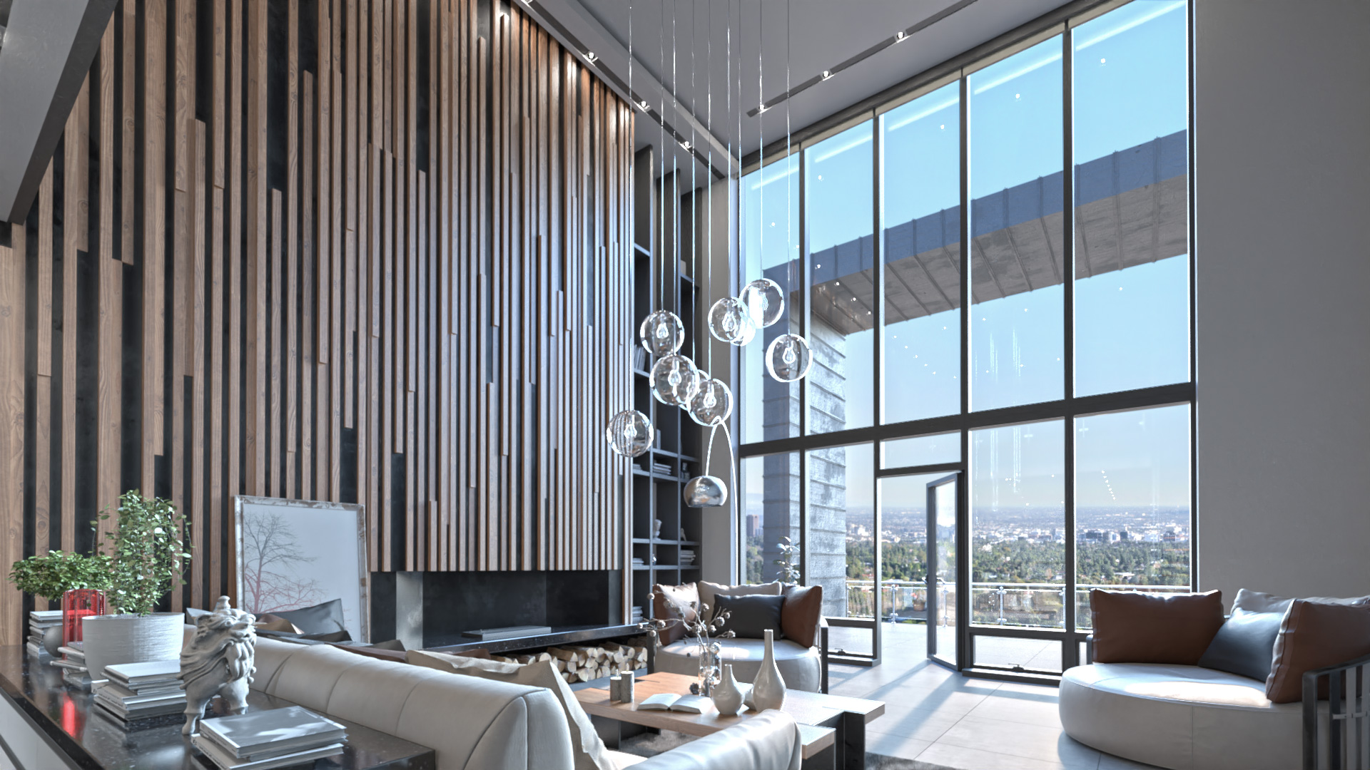 Interior design renderings in realtime FluidRay Software