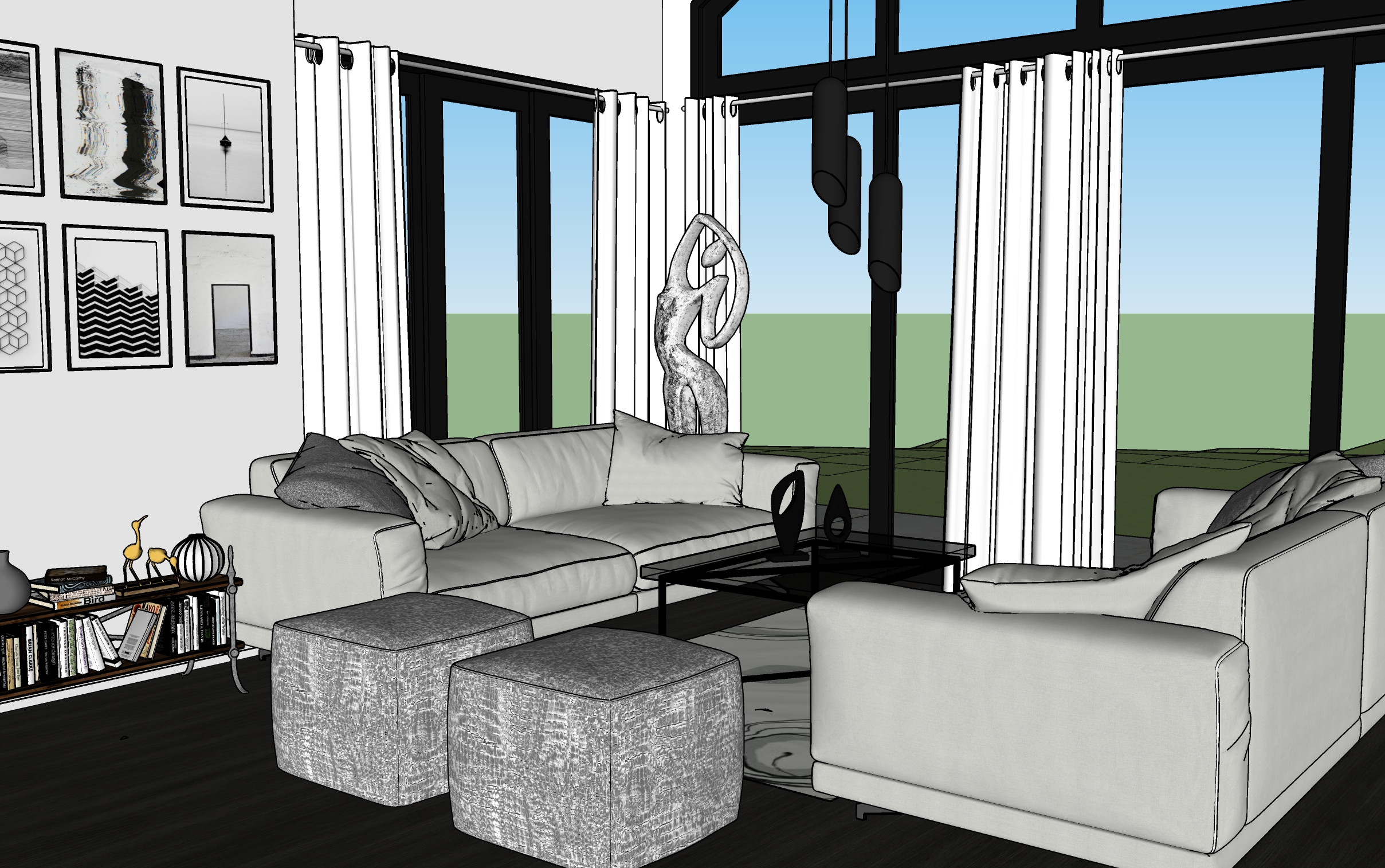 realistic hotel room interior design 3D Model in Bedroom 3DExport